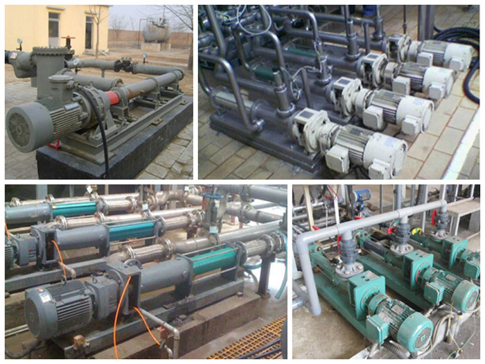 單(dan)螺杆泵使用現(xian)場