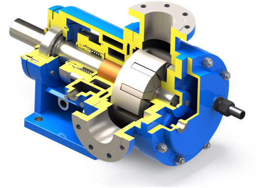 高粘(zhan)度泵結構(gou)圖